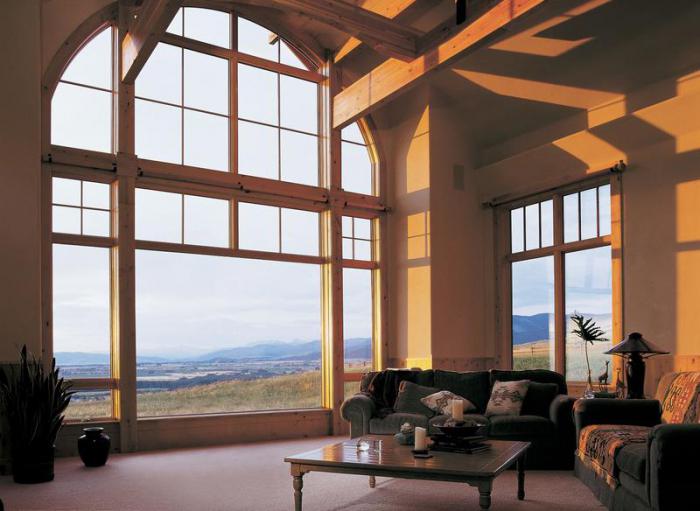 дом с панорамными окнами 