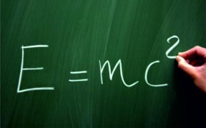 формула теории относительности