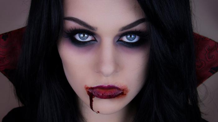 Как сделать образ вампирши на хэллоуин