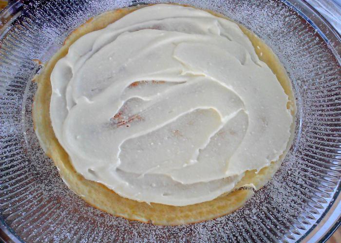 блинный торт с творожным кремом пошаговый рецепт