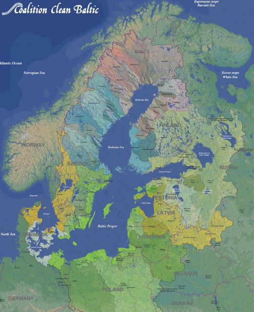 балтийское море на карте