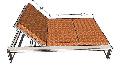 шезлонг своими руками чертеж 