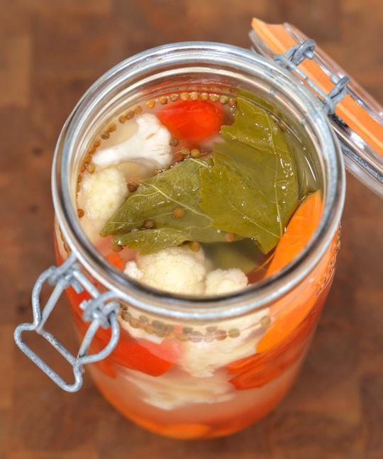 маринованная цветная капуста по корейски