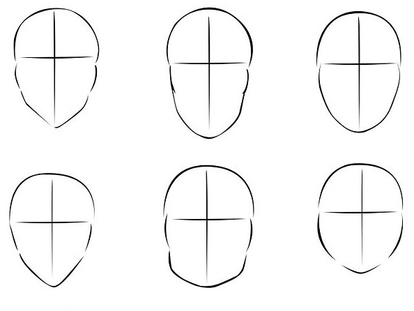 пропорции лица при рисовании портрета