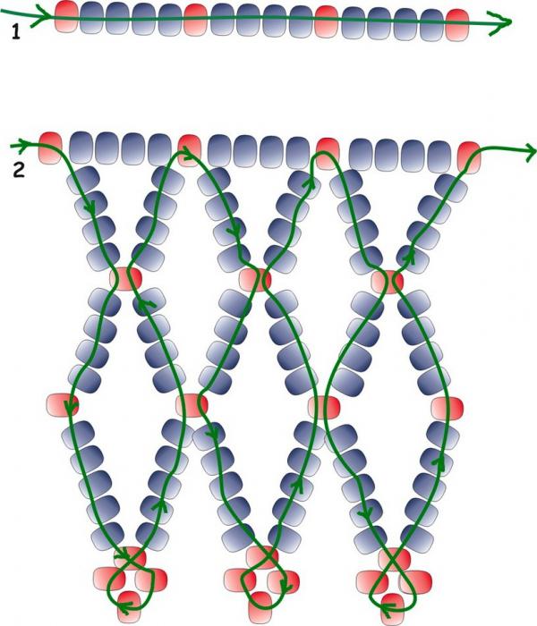 ожерелье из бисера для начинающих