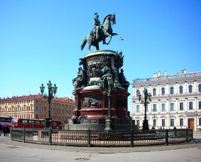 памятник николаю i на исаакиевской площади 
