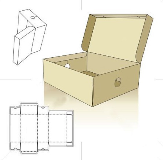 Как сделать ящик из бумаги а4