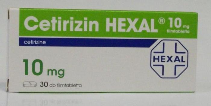 цетиризин гексал капли инструкция 