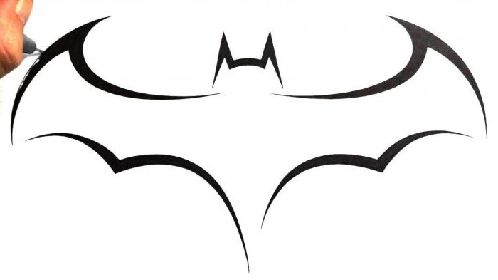 как нарисовать Бэтмена карандашом