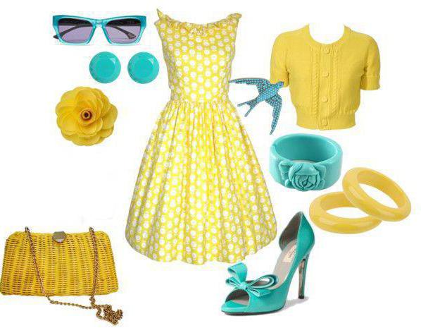 платье лимонного цвета 