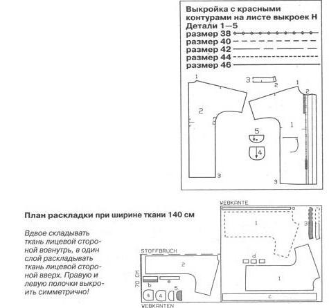 платье сафари выкройка