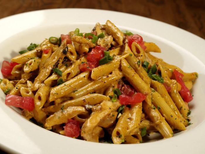паста рецепт с курицей и помидорами
