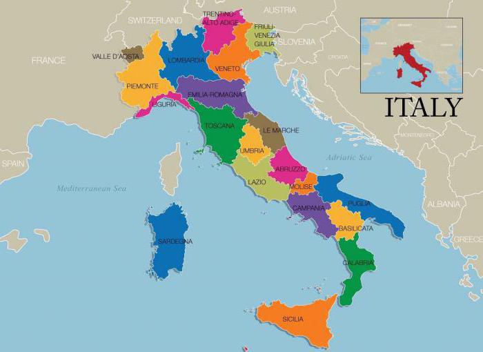 регионы италии