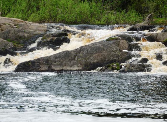 водопады карелии 