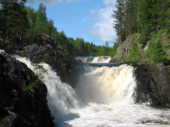 водопад кивач