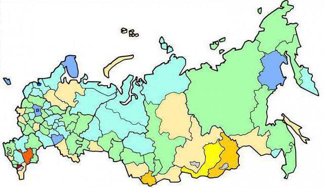административно территориальное деление россии