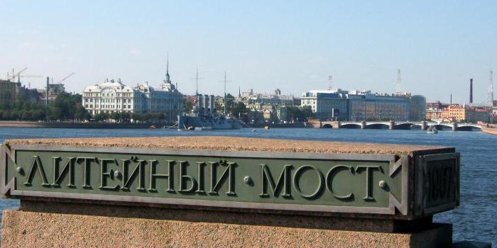 литейный мост в петербурге