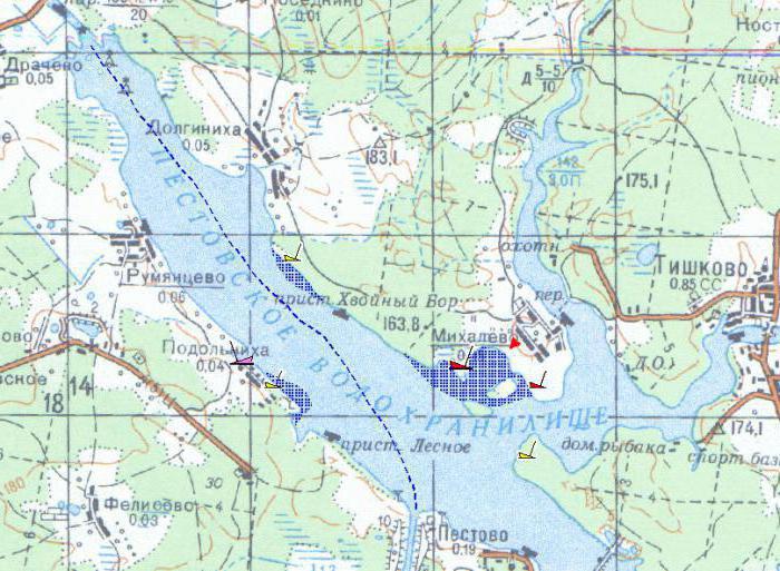 пестовского водохранилища как доехать