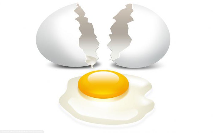 Сколько грамм белка в яйце