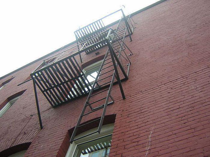 металлические пожарные лестницы 