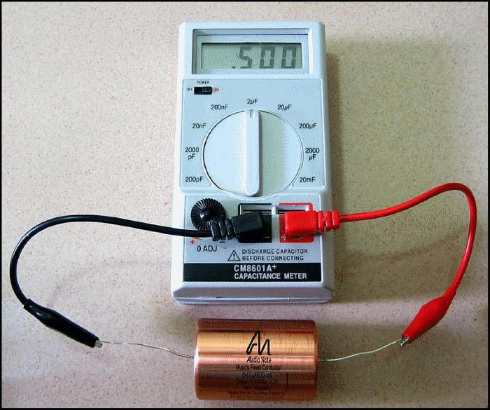 как проверить конденсатор мультиметром