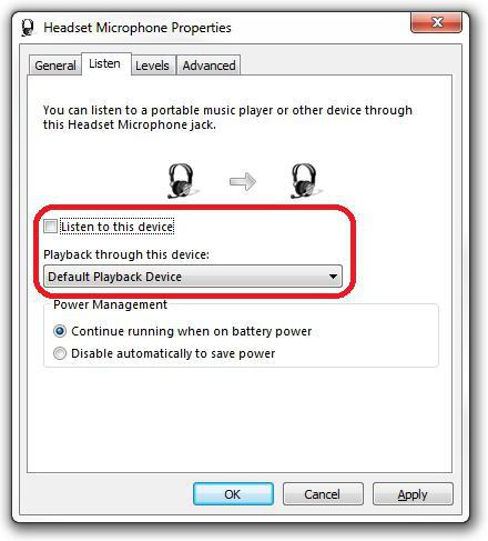 настроить наушники с микрофоном на windows 7