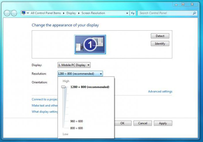как настроить разрешение экрана на windows 7 после переустановки 