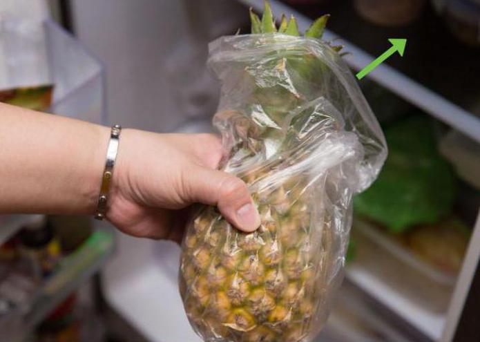 как хранить ананас в домашних условиях чтобы дозрел