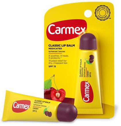 carmex бальзам для губ с ароматом вишни 