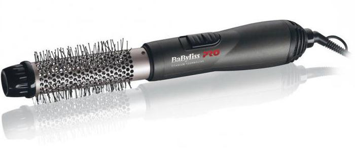 фен с крутящейся щеткой babyliss