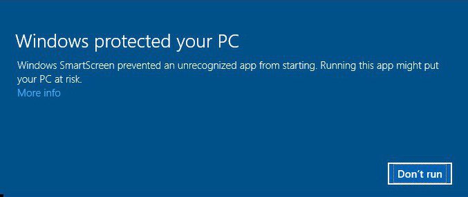 как отключить smartscreen