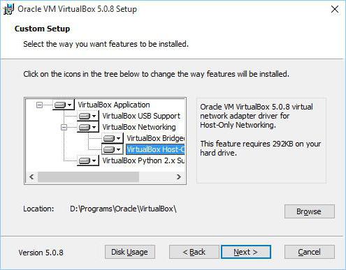 установка виртуальной машины на windows 10