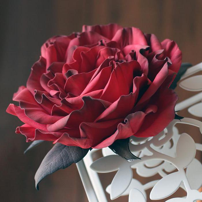 роза из фоамирана мастер класс с пошаговыми инструкциями