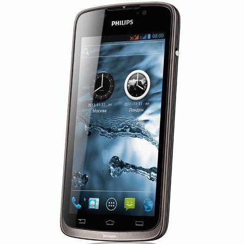 philips xenium w832 экран