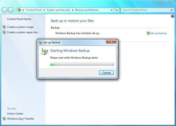 как сделать резервную копию windows 7