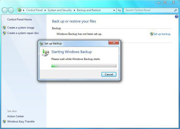 как сделать резервную копию windows 7 