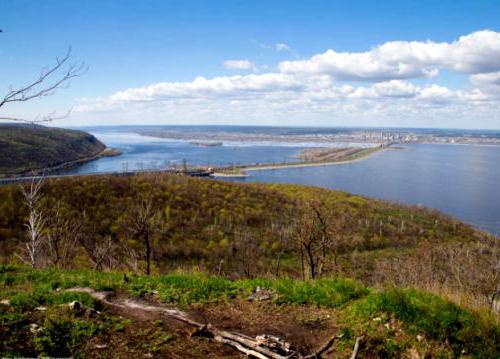 глубины Куйбышевского водохранилища 