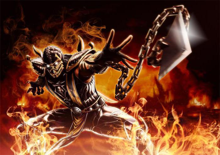 босс скорпион mortal kombat