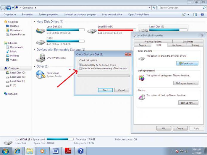программа для ремонта жесткого диска 