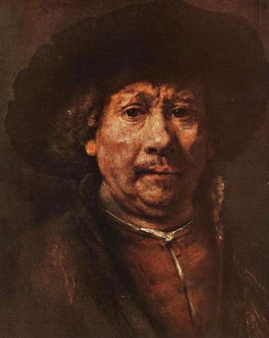 рембрандт картины автопортрет