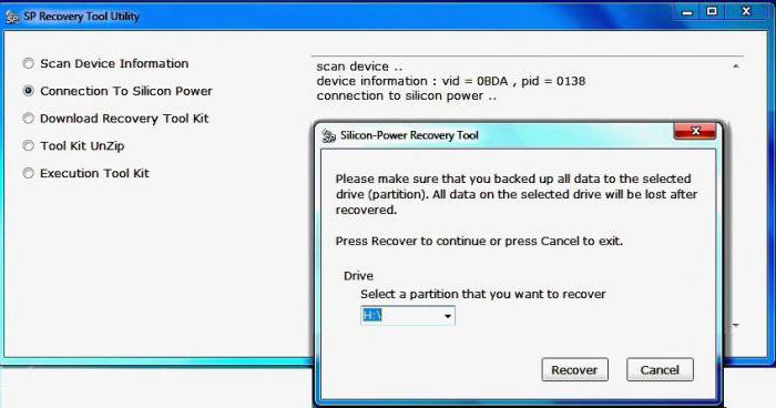 восстановление usb накопителей silicon power особенности 