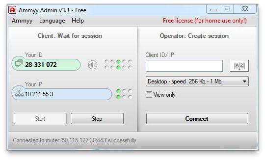 программа для удаленного доступа ammyy admin