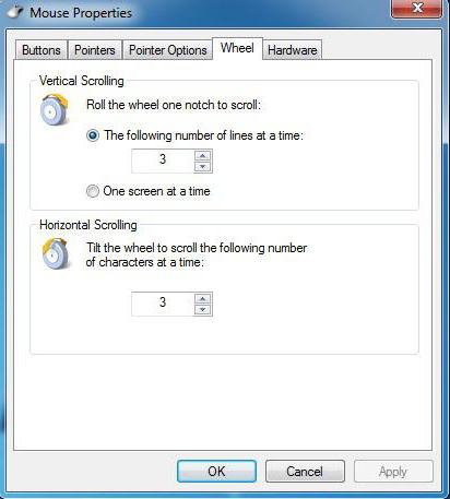 как настроить мышку на компьютере windows 7