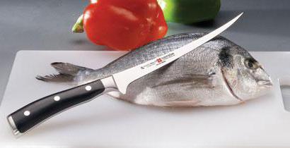 нож филейный для рыбы