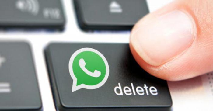 как удалить контакт из чата в whatsapp