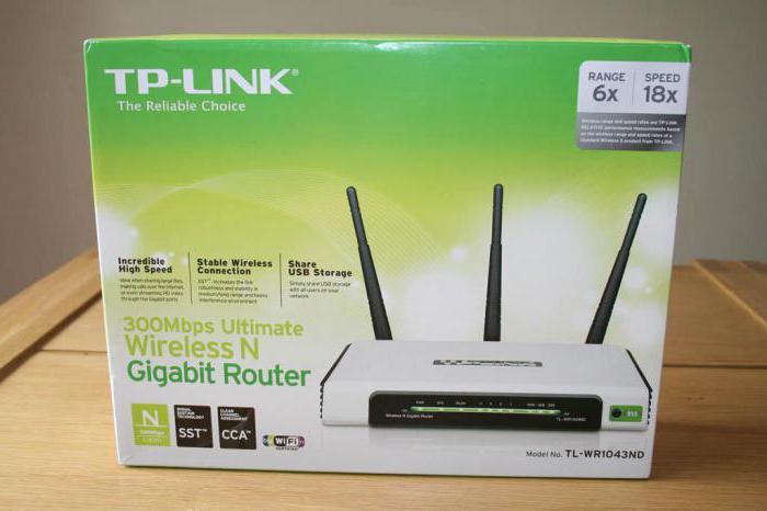 Подключение TL-WR1043ND