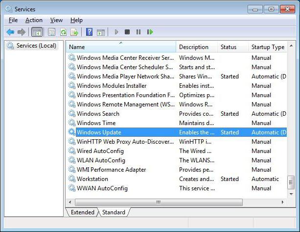 ошибка обновления windows 7