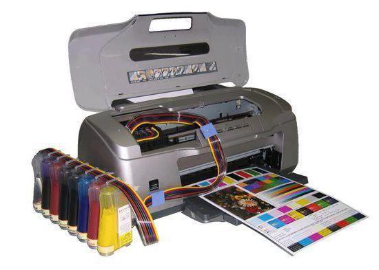 струйные цветные принтеры с снпч