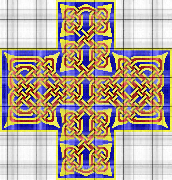 кельтский узел схема плетения