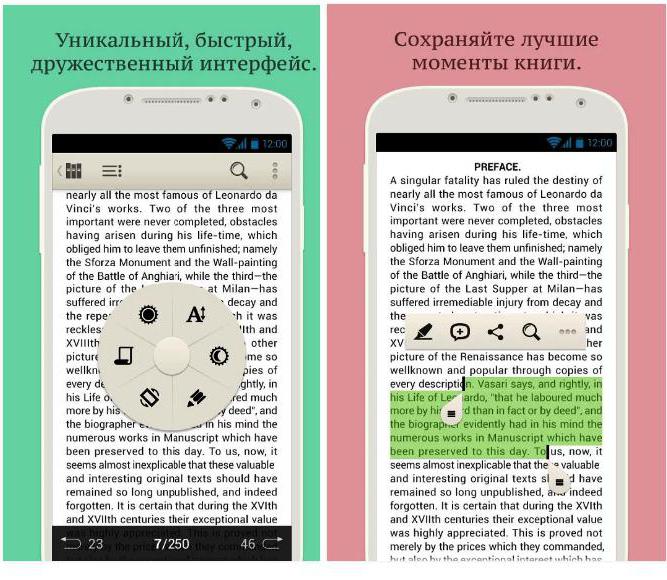 Русские программы для чтения книг на Андроид